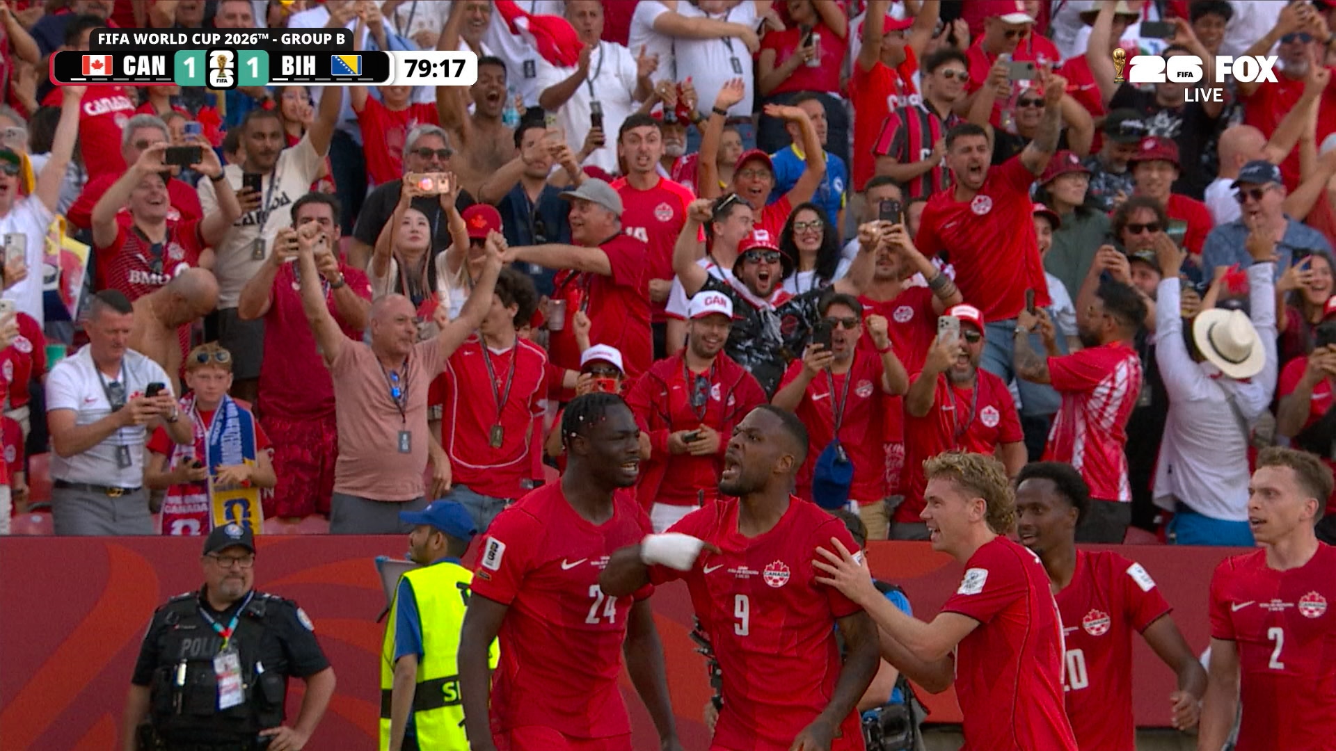 Canada’s Cyle Larin scores equalizer against Bosnia & Herzegovina | 2026 FIFA World Cup™