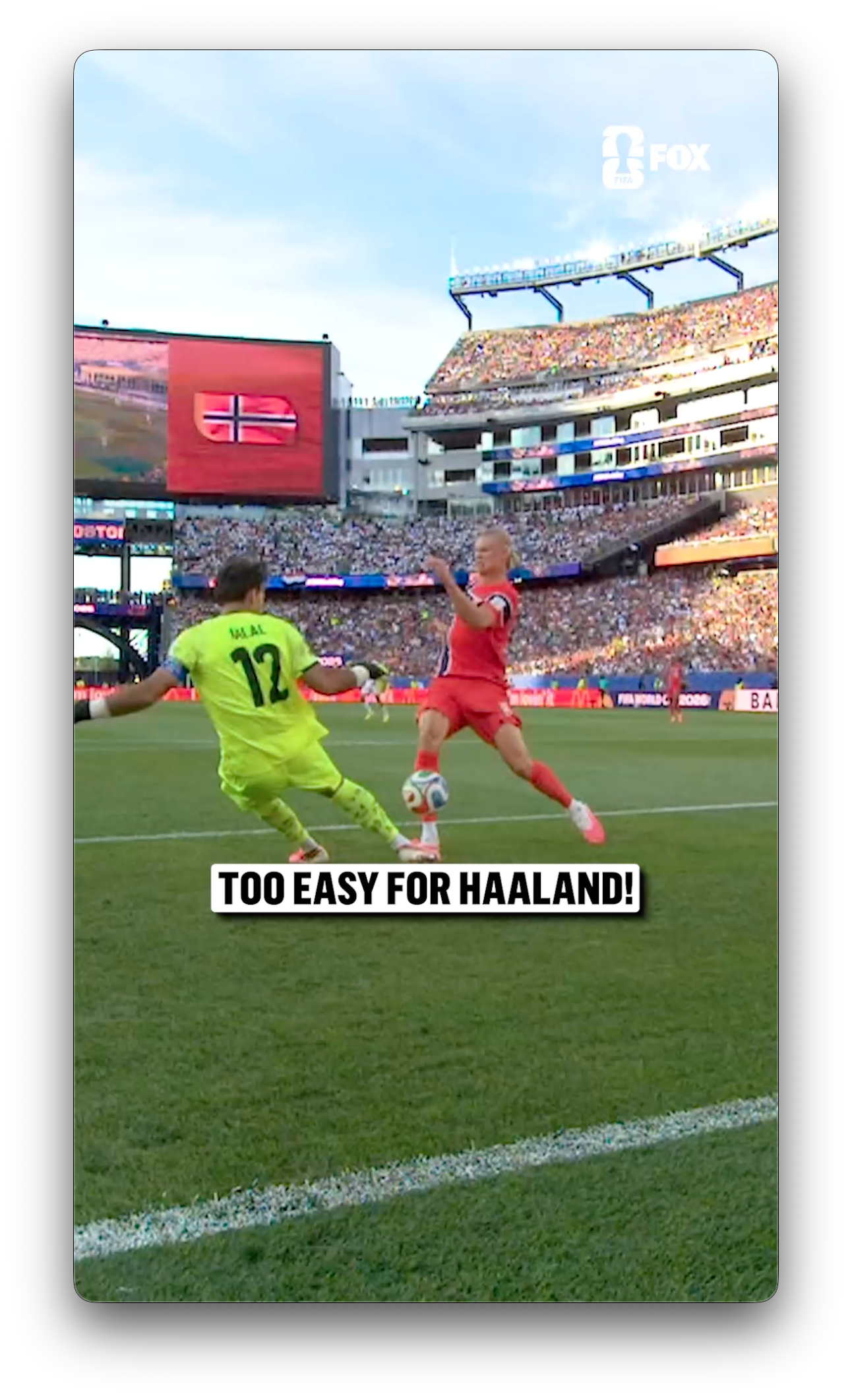 Watch ERLING HAALAND HAS ARRIVED AT THE FIFA WORLD CUP ?? - FOX 
