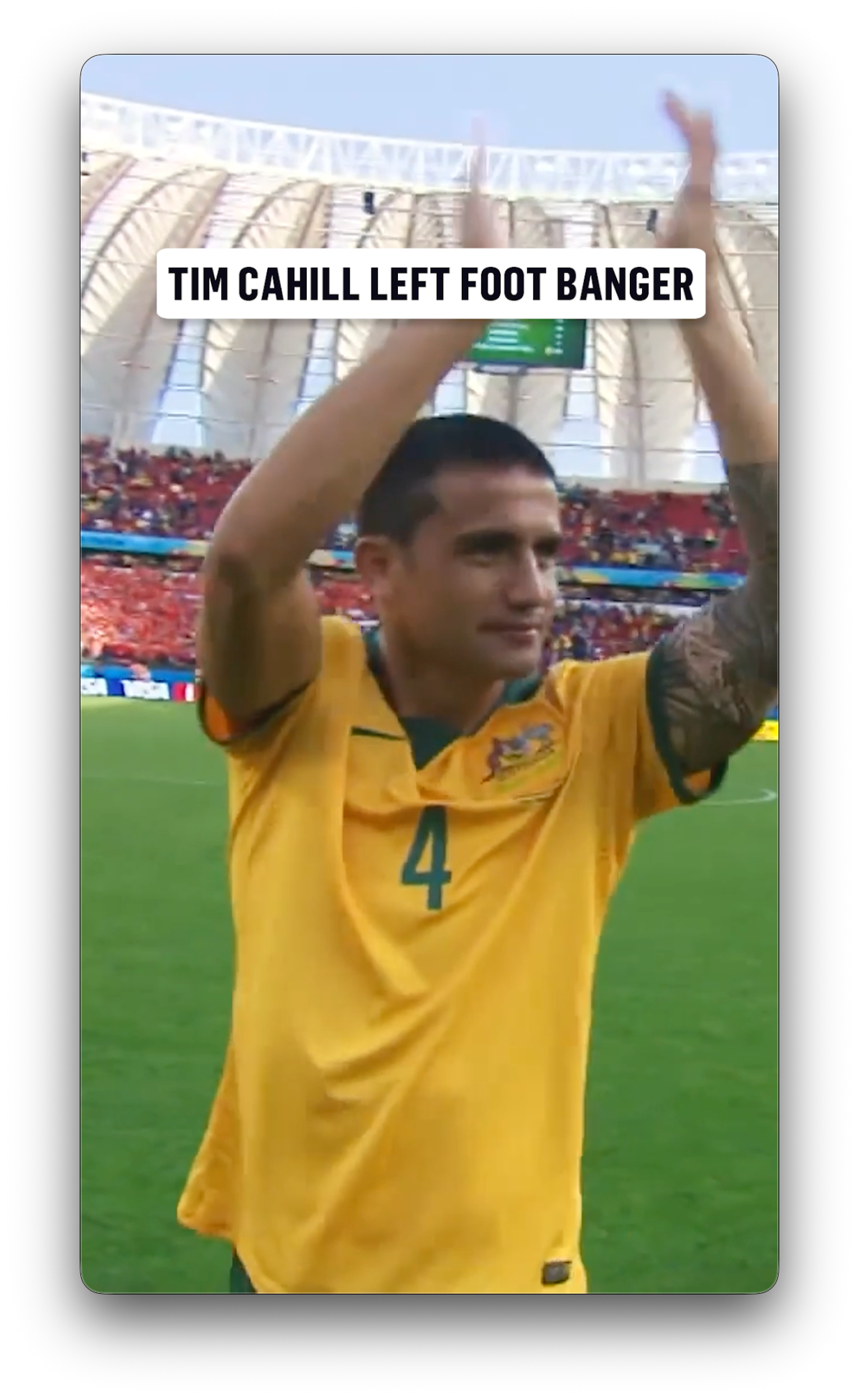 On this day in 2014: Tim Cahill scored an absolute golazo, and had