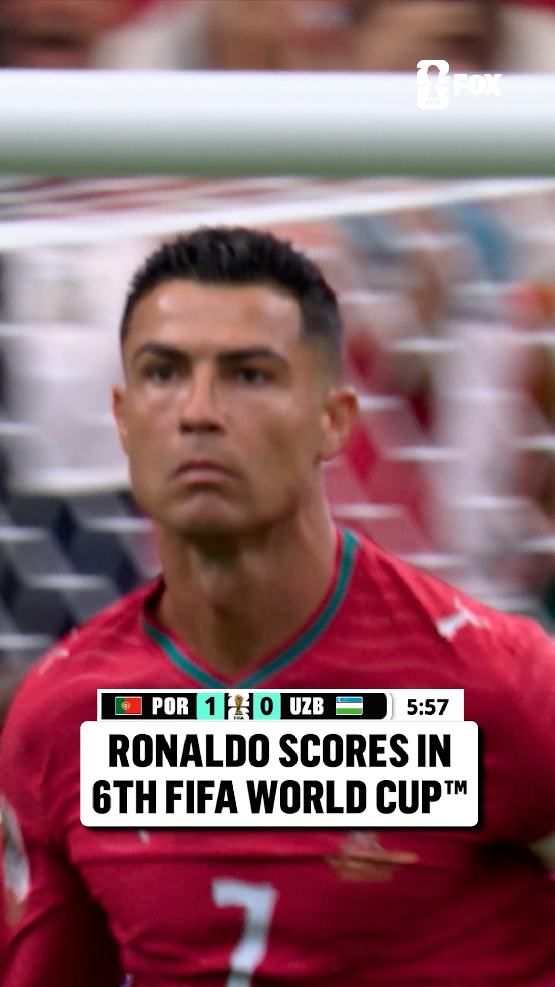 CRISTIANO RONALDO SCORES HIS FIRST GOAL OF THE 2026 FIFA WORLD CUP