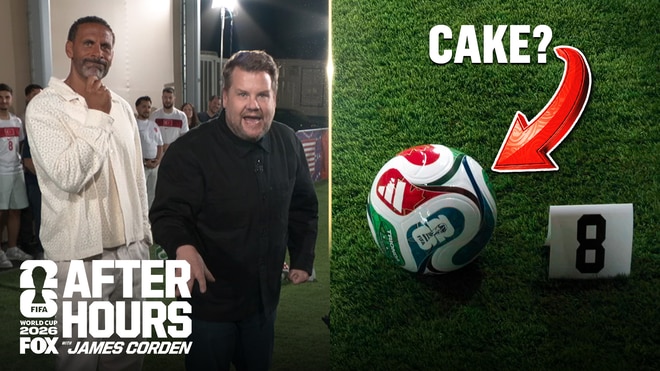 Which Soccer Balls Are Real or Cake? 🍰 James Corden & Rio Ferdinand Find Out The Hard Way 
