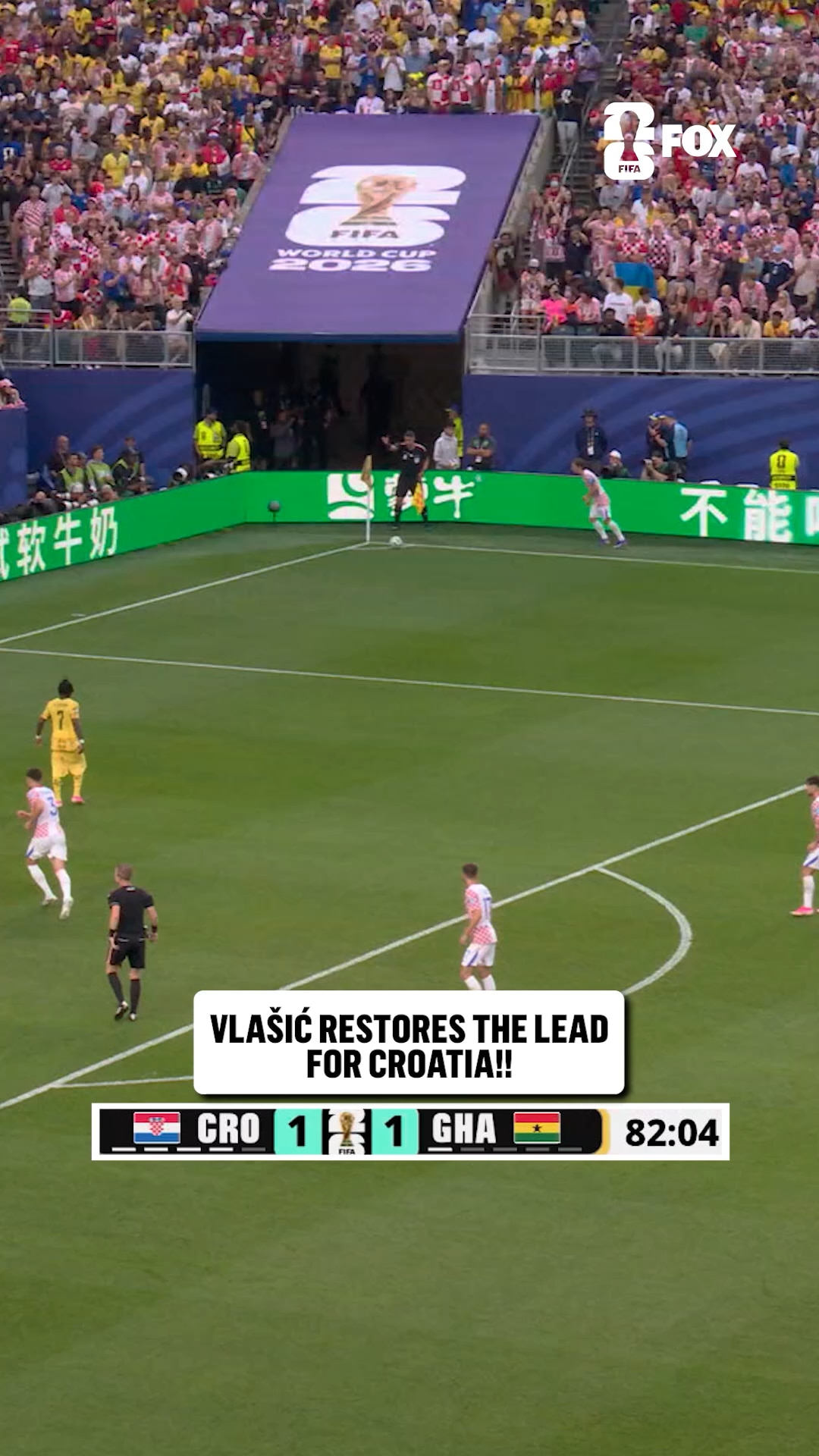 A beautiful header from Nikola Vlašić to put Croatia back in front