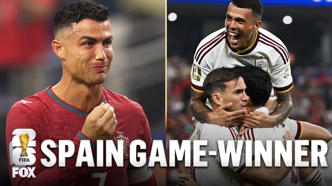Spain's Mikel Merino Scores Go-Ahead Stoppage-Time Goal vs Portugal | 2026 FIFA World Cup™