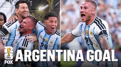 Argentina’s Alexis Mac Allister scores header from corner kick to take lead vs Switzerland | 2026 FIFA World Cup™