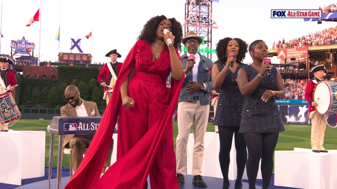 Jennifer Hudson Performs "America The Beautiful" At 2026 MLB All-Star Game
