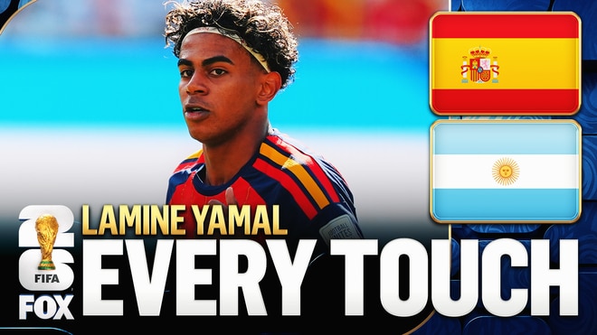 EVERY Lamine Yamal touch against Argentina in 2026 FIFA World Cup™ Final