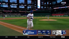 Corey Seager hits solo home run, giving Rangers lead against Nationals
