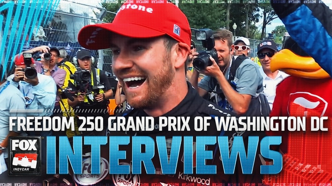 POST-RACE INTERVIEWS 🎤 Kyle Kirkwood & more after Freedom 250 Grand Prix of Washington DC 🇺🇸