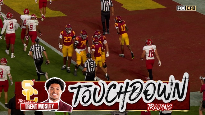 Jayden Maiava finds Trent Mosley for 10-yard TD, extending USC's lead over Fresno State