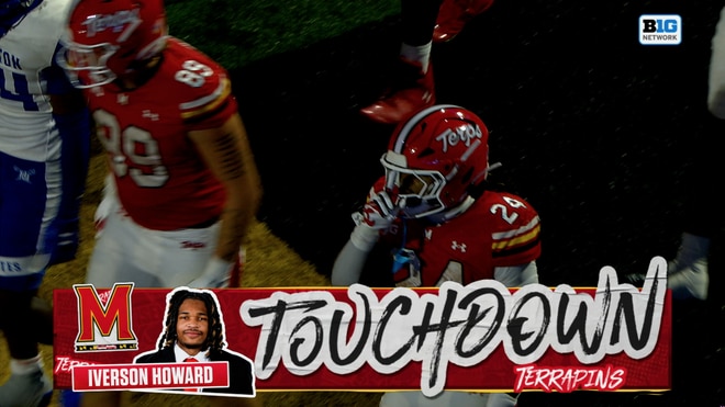 Iverson Howard runs for 11-yard TD, extending Maryland's lead over Hampton