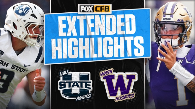 Utah State vs No. 19 Washington Highlights 🏈 FOX College Football