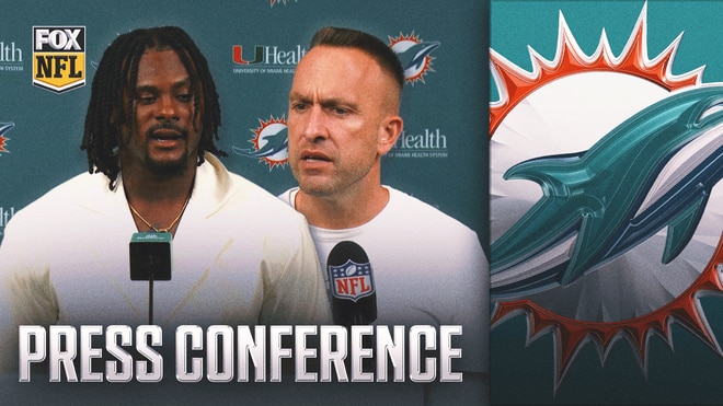 Postgame Press Conference: Dolphins’ Malik Willis & HC Jeff Hafley on Week 1 Loss to Raiders