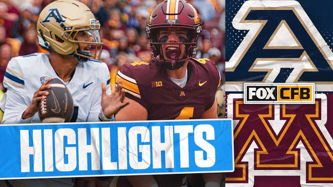 Akron Zips vs Minnesota Golden Gophers Highlights 🏈 FOX College Football