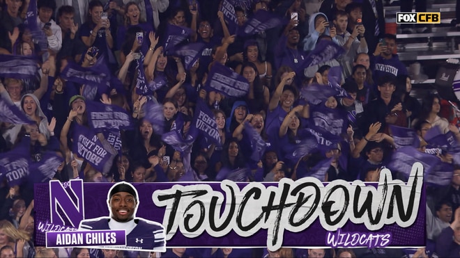 Aidan Chiles runs for 1-yard TD, giving Northwestern lead over Colorado