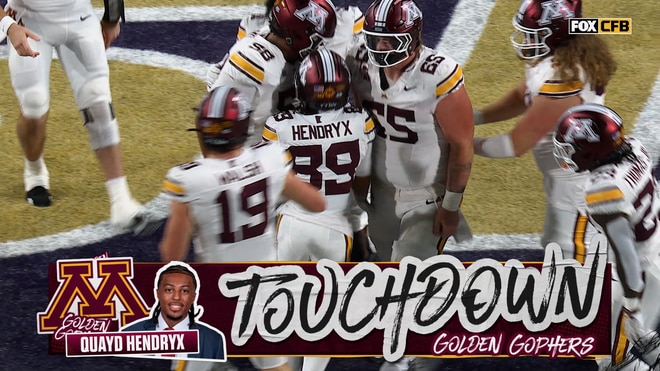 Drake Lindsey finds Quayd Hendrix for 15-yard TD, giving Minnesota lead over Washington