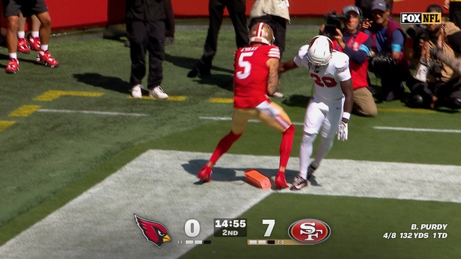 Brock Purdy finds Mike Evans for 23-yard TD, extending 49ers' lead over Cardinals | NFL Highlights