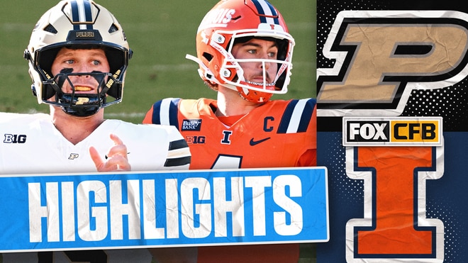 Purdue Boilermakers vs Illinois Fighting Illini Highlights 🏈 FOX College Football