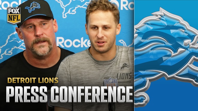 Dan Campbell and Jared Goff reflect on Lions' dominant win over Cardinals, discuss team's progress