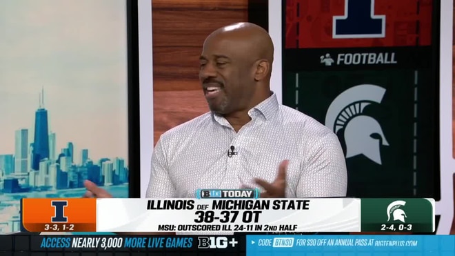 WEEK 6 RECAP: Illinois defeats Michigan State in OT; Northwestern Cruises Past Ball State | B1G Today