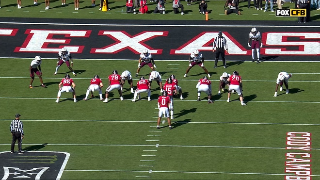 Texas Tech's Will Hammond spins into the end zone to extend lead over Arizona State