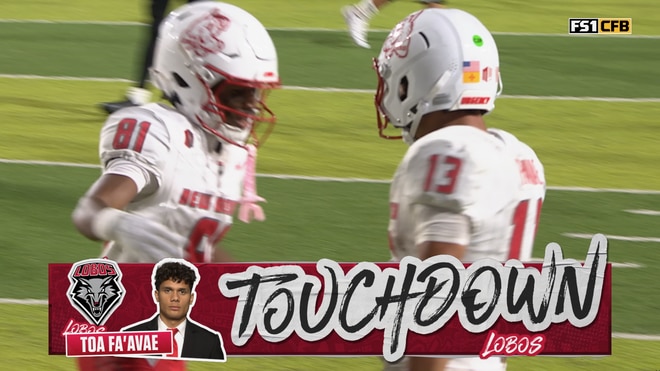 Toa Fa'avae rushes in 21-yd TD, giving New Mexico lead over Hawai'i