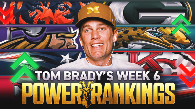 Tom Brady's Week 6 NFL Power Rankings 🚨