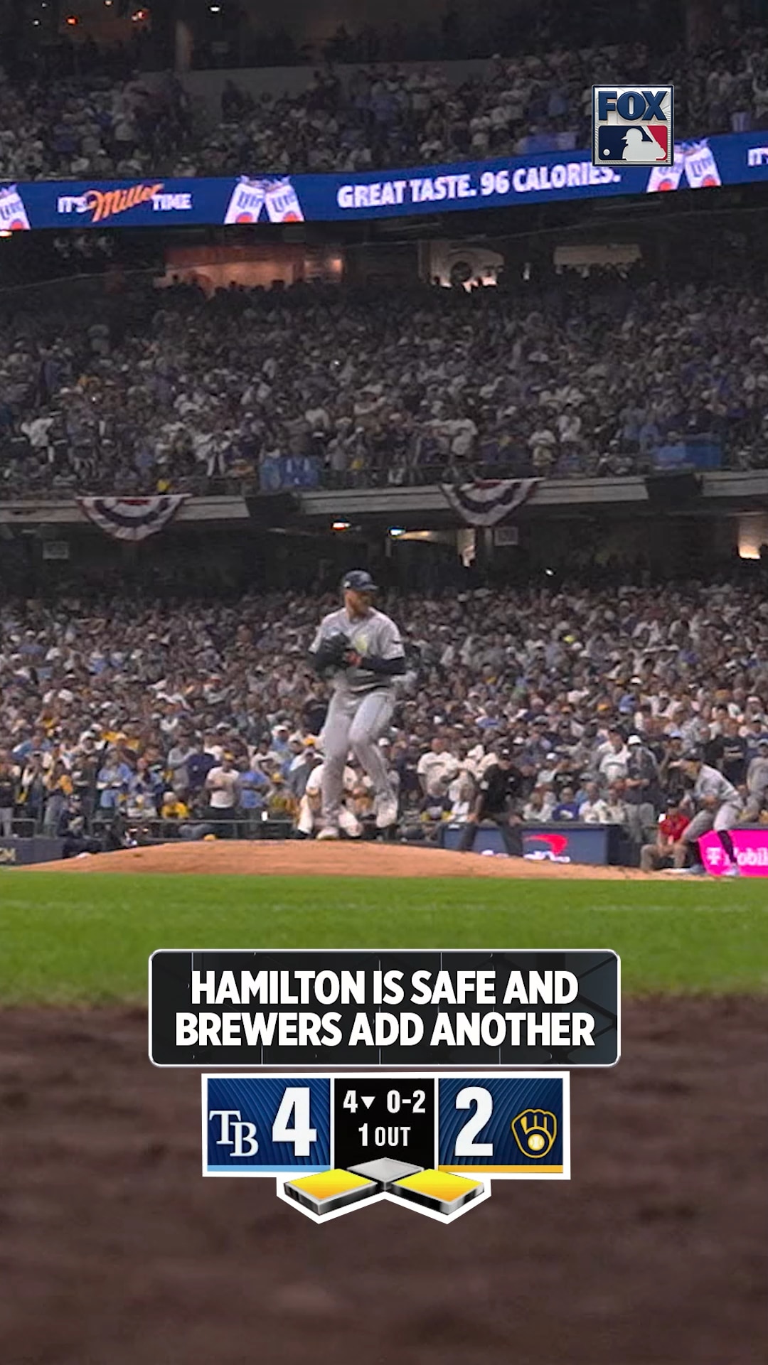 Watch Hamilton is safe and brewers add another - FOX Sports | FOX One