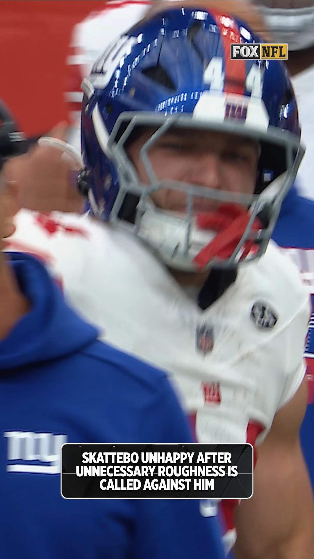 Watch Cam Skattebo visibly frustrated with ref after being called for a ...
