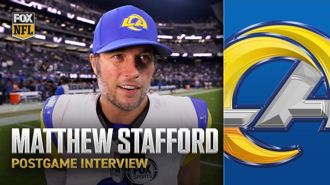 Matthew Stafford on Rams' DOMINANT win over Raiders & becoming franchise's all-time TD passes leader