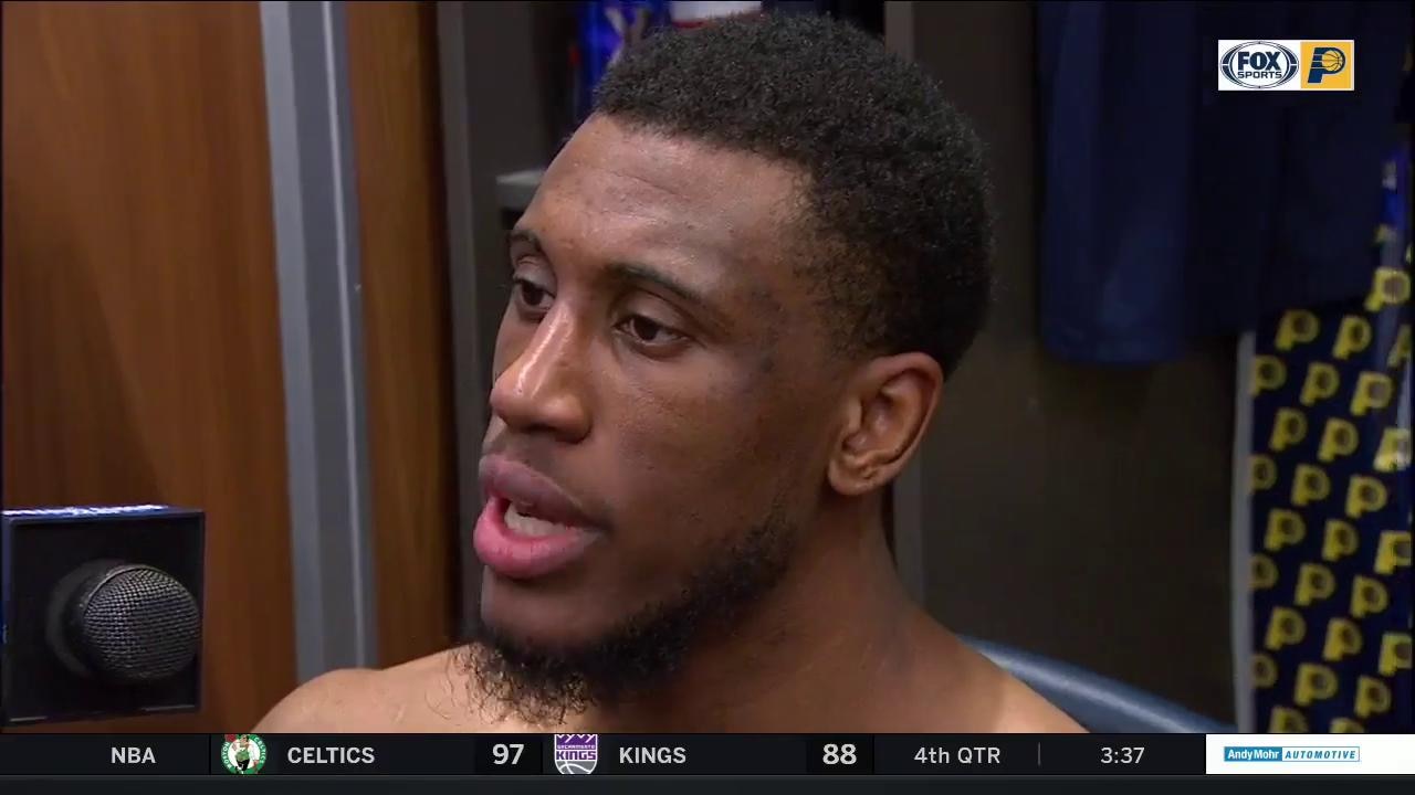 Thad Young on Pacers playing as a team: 'We all bring each other along'