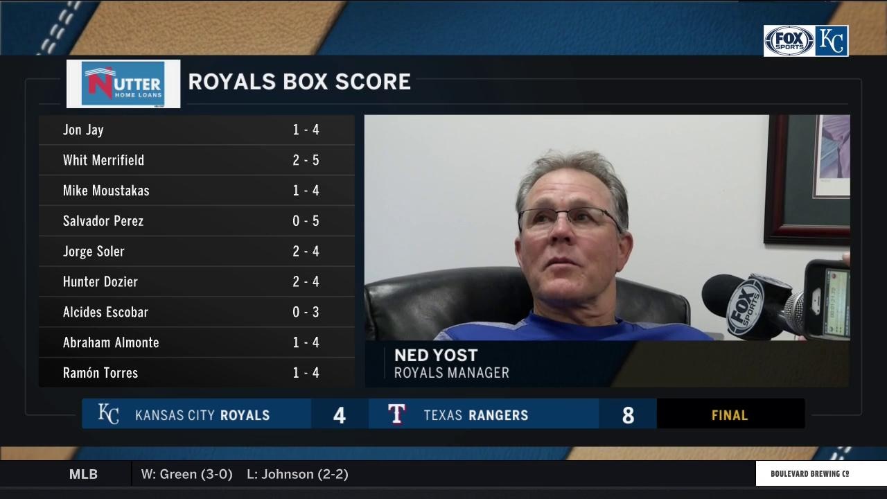 Ned Yost: Brian Flynn 'did a great job coming in there and holding that fort'
