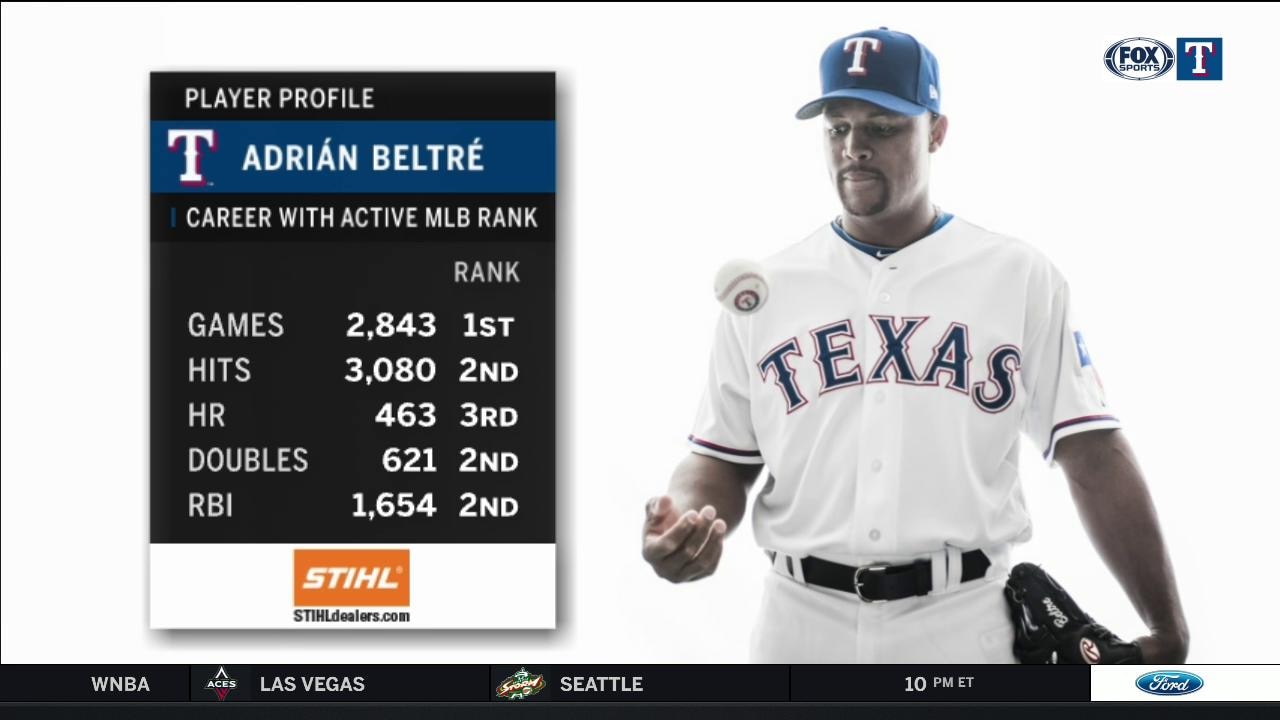 Adrian Beltre is BACK playing a combination of 3B and DH | Rangers Live
