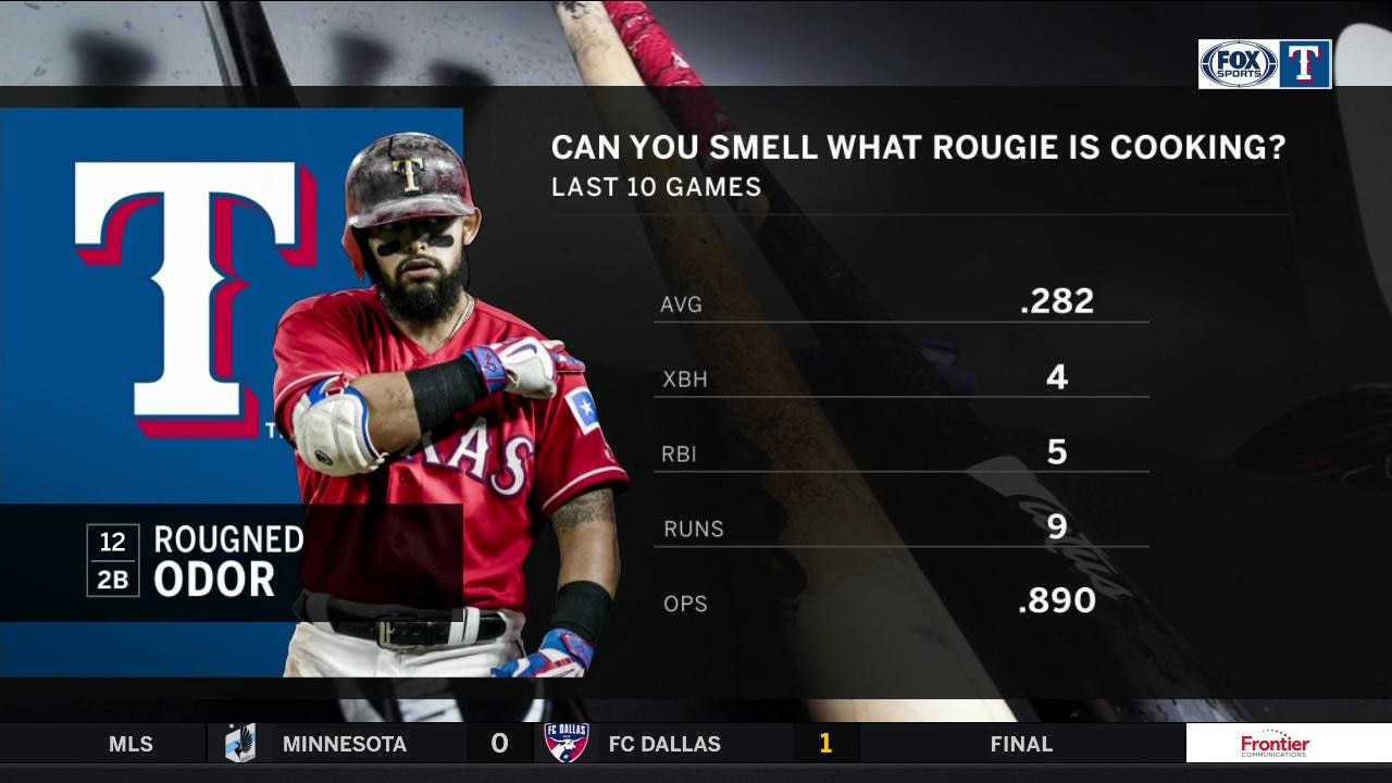 Rougie's hitting more in Month of June | Rangers Live