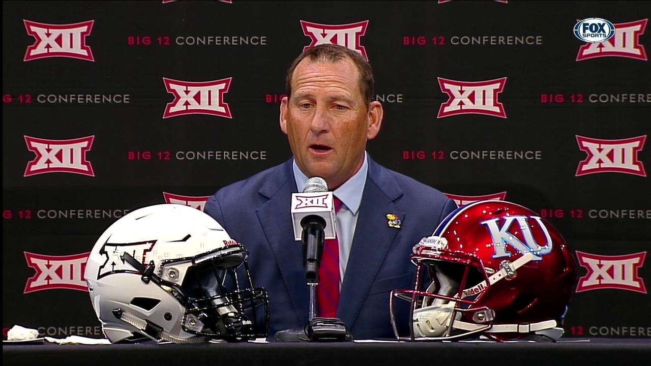 David Beaty talks QB Competition at Kansas | Big 12 Media Days
