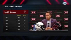Kliff Not Opposed to 2 QB System | Big 12 Media Days