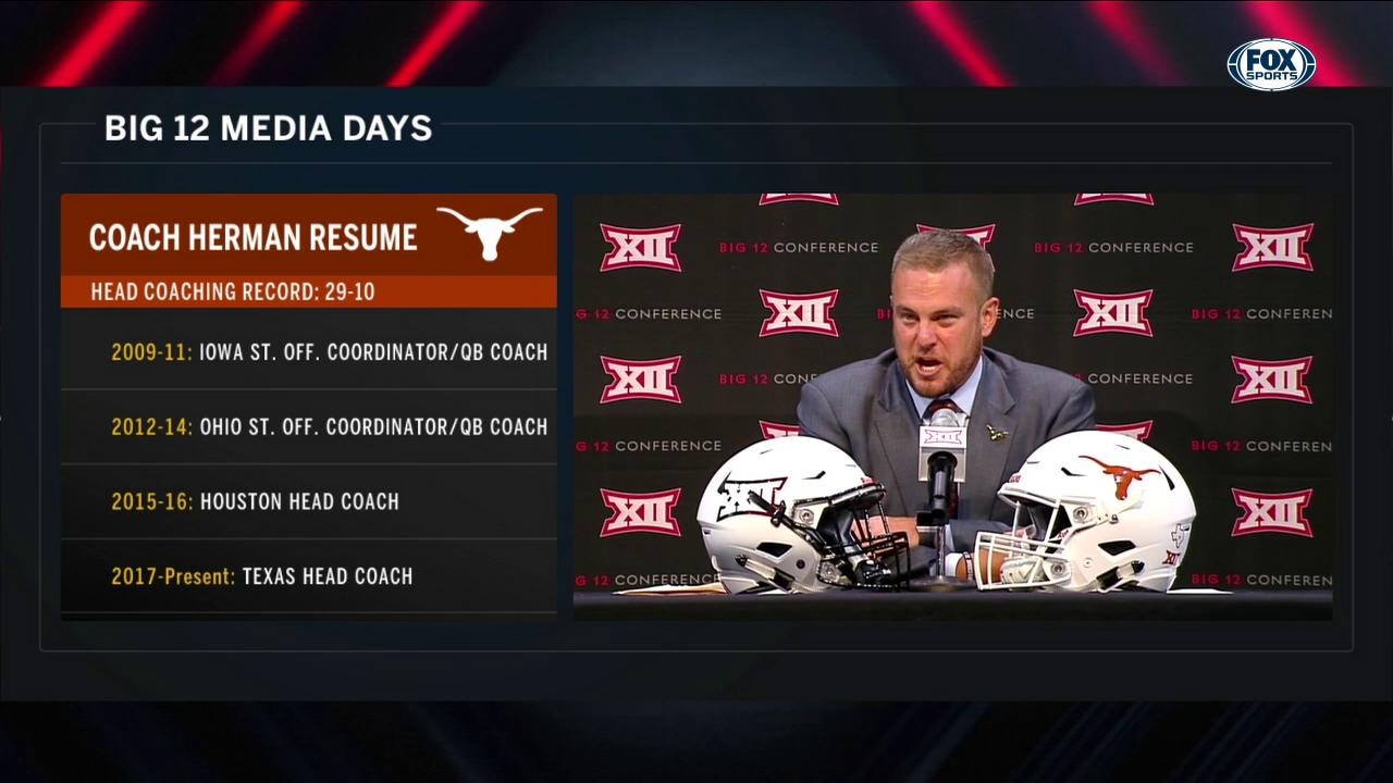 Tom Herman on changes with Special Teams-Punting | Big 12 Media Days