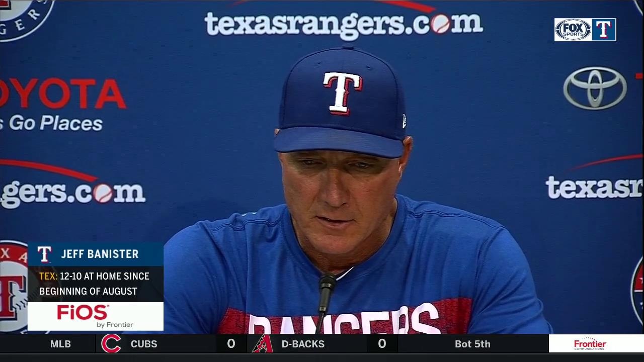 Jeff Banister on shutout loss to Tampa Bay