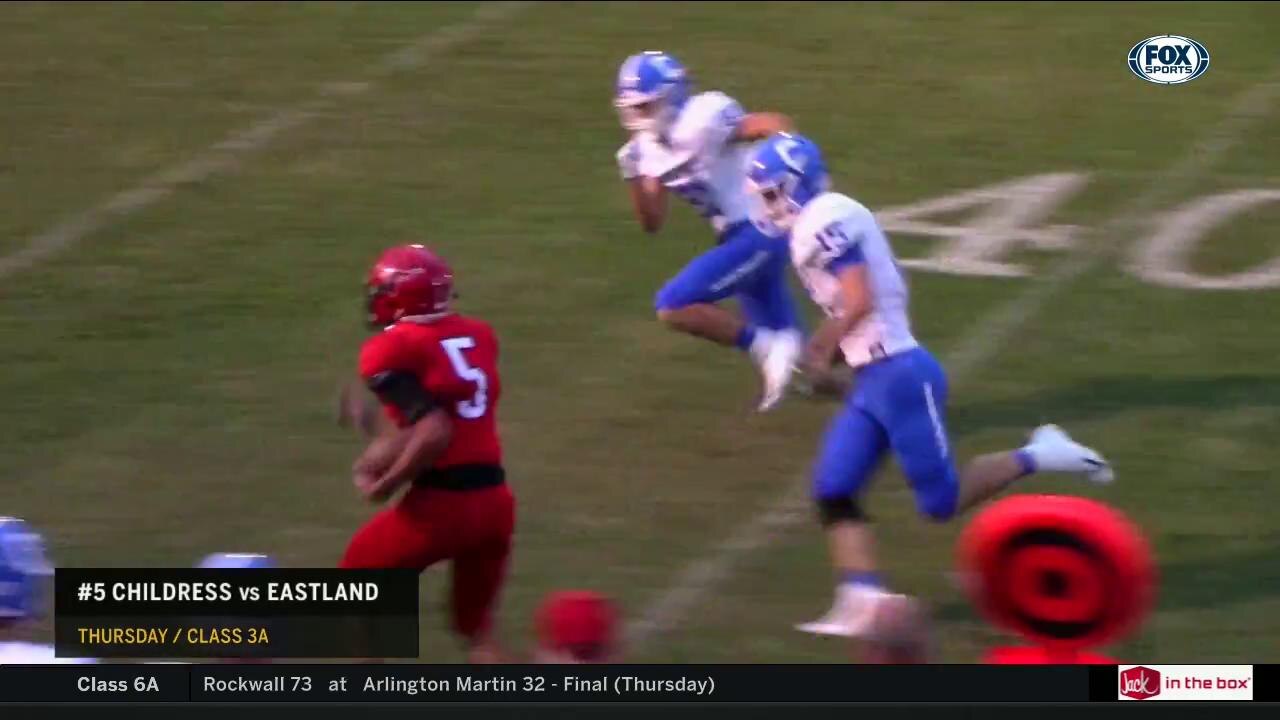 HIGHLIGHTS: Childress at Eastland | High School Scoreboard Live