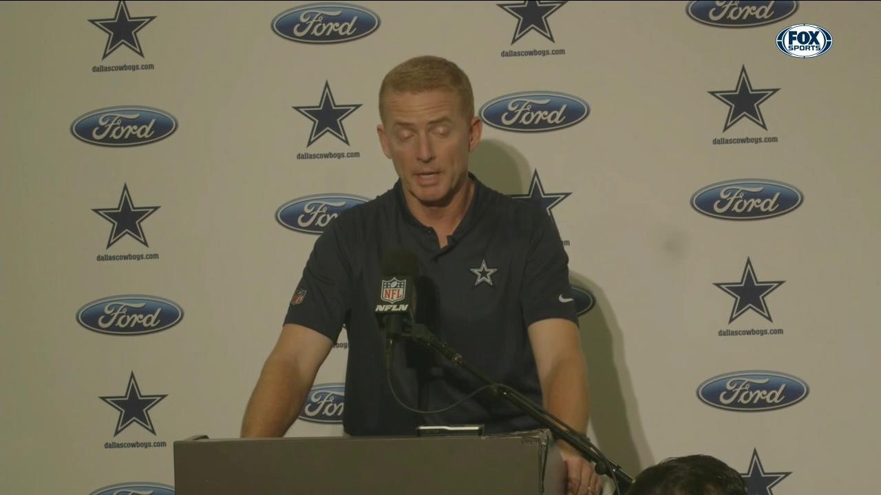 Jason Garrett: 'I thought Zeke ran the ball well' | Cowboys Game Night