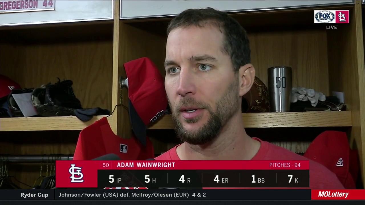 Wainwright: 'I didn't get the job done like I needed to' against Cubs