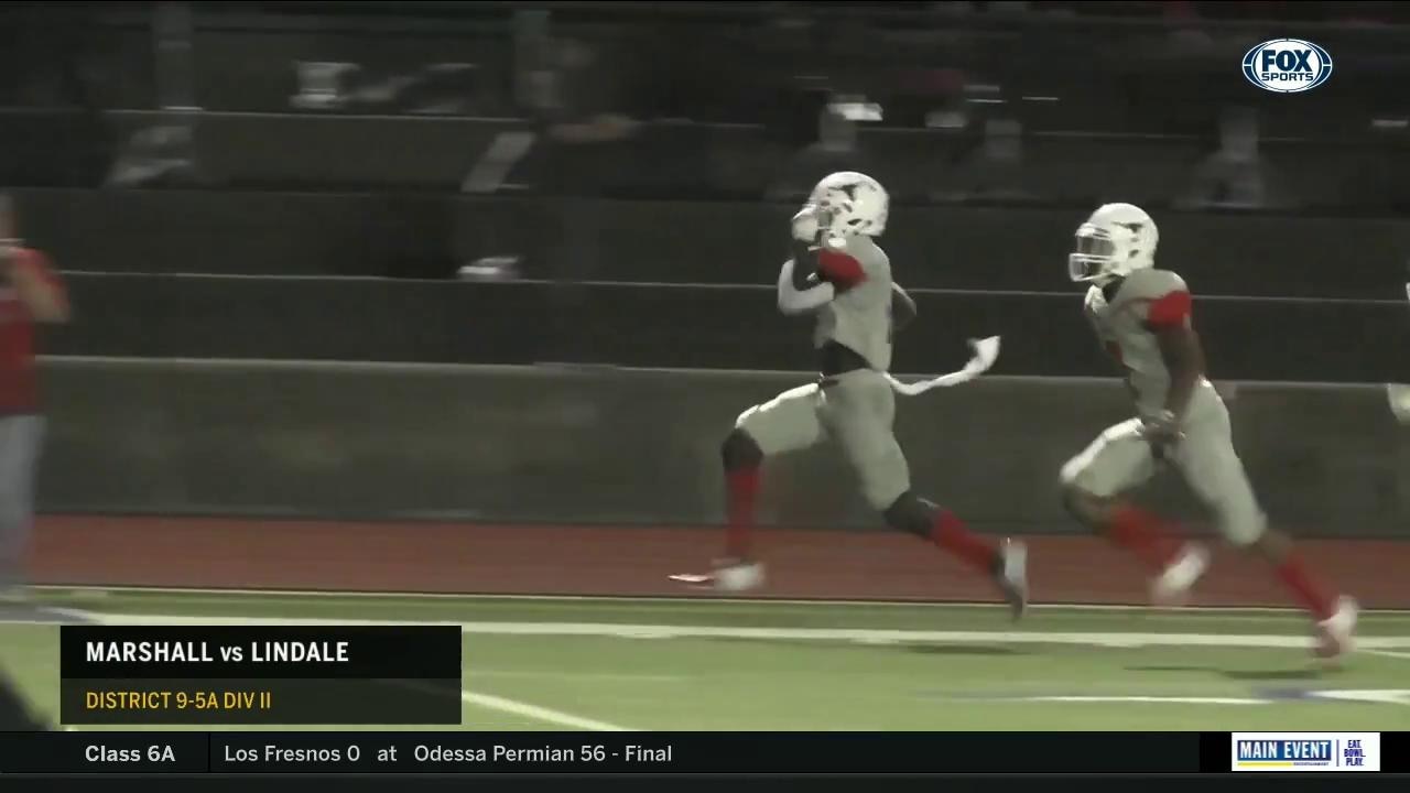 HIGHLIGHTS: Marshall turns on the jets vs. Lindale | High School Scoreboard Live