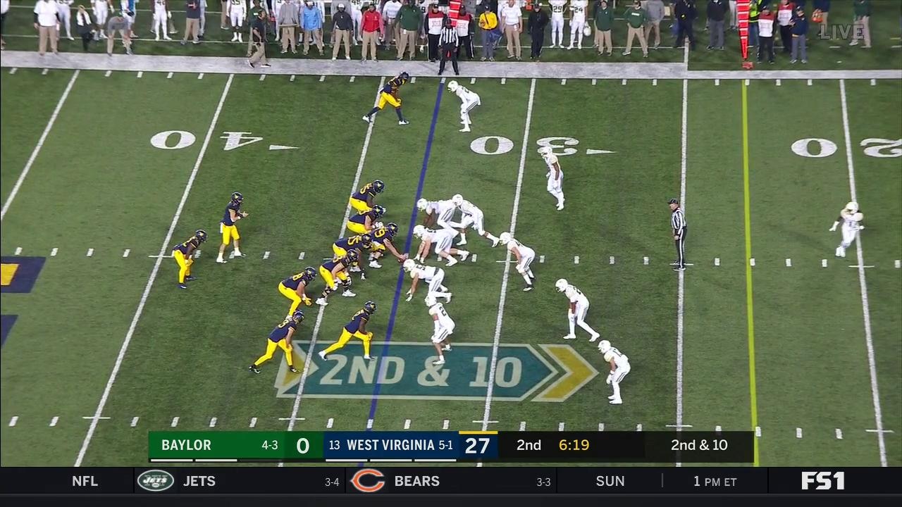 HIGHLIGHTS: WVU's Martell Pettaway rushes up the middle for 33-yard TOUCHDOWN