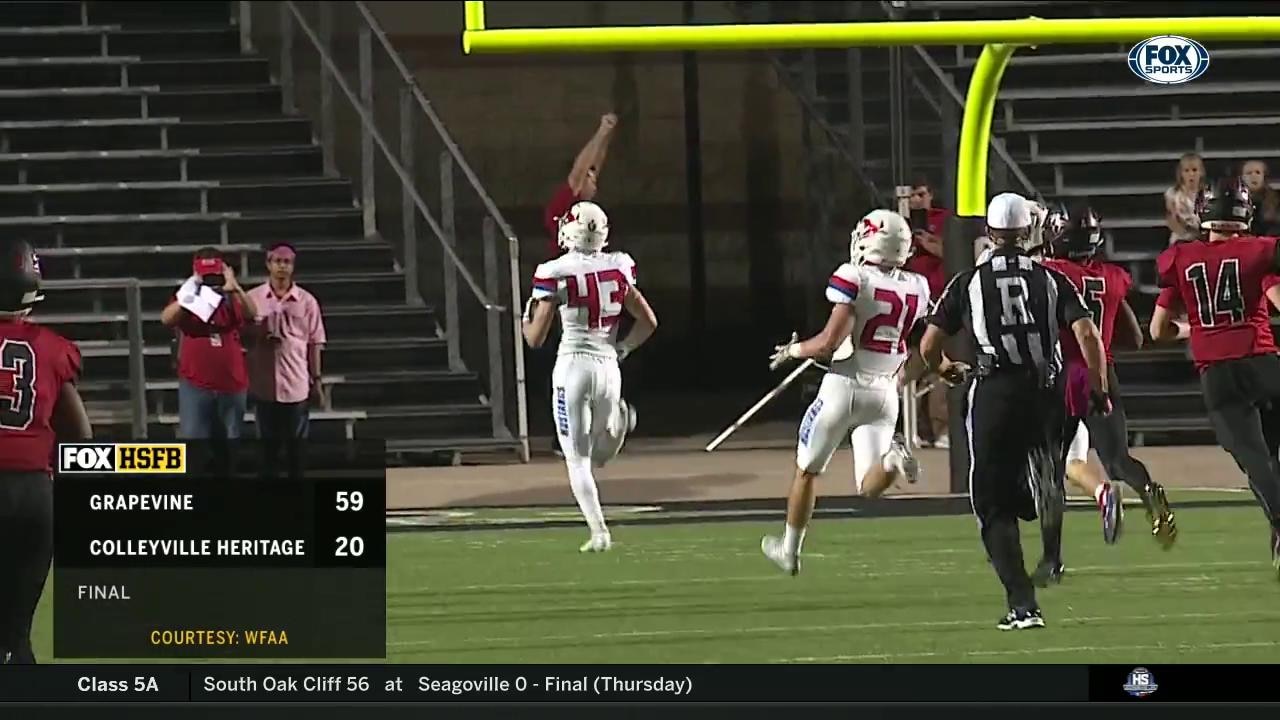 HIGHLIGHTS: Grapevine vs. Colleyville Heritage | High School Scoreboard Live