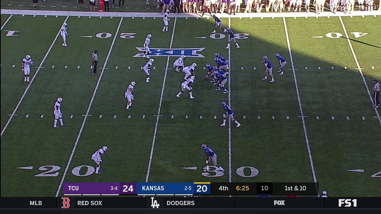 HIGHLIGHTS: Pooka Williams gives Kansas 27-24 lead over TCU