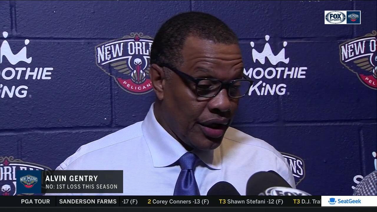 Alvin Gentry likes the way the Pels started in loss to Jazz