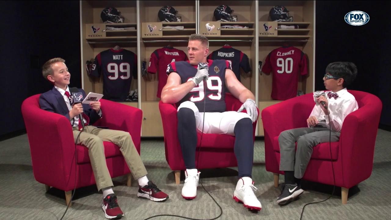 J.J. Watt is MOST afraid of his Mom | Texans Buzz