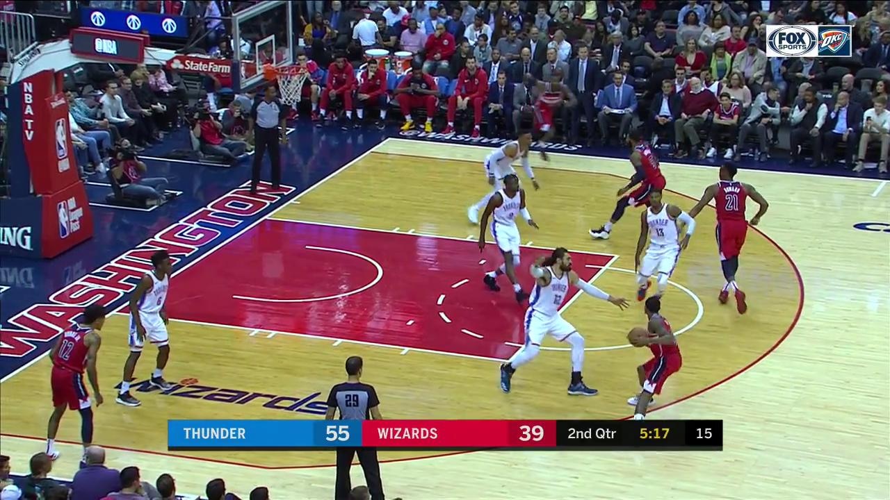 HIGHLIGHTS: Russell Westbrook is off to the races | OKC Thunder at Washington Wizards