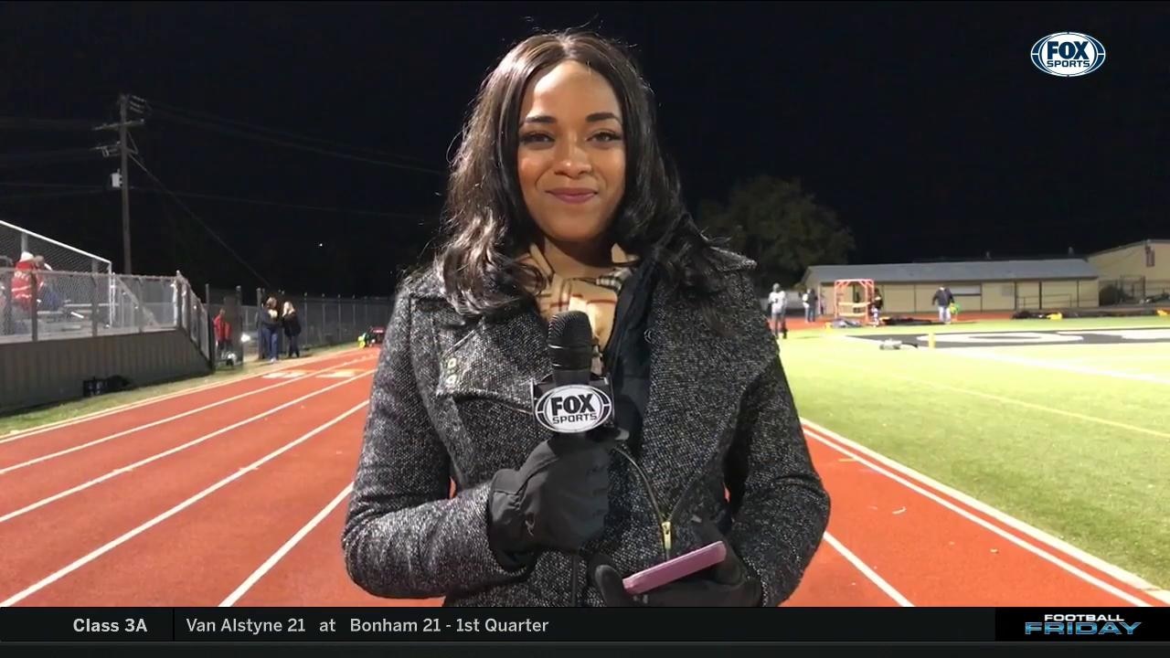 Whitley Pleasant halftime update Athens vs. Crandall | Football Friday