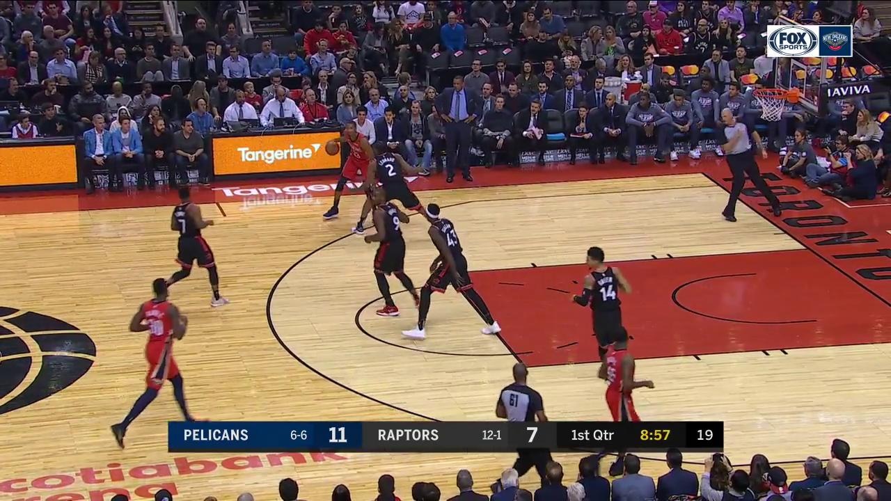 HIGHLIGHTS: Jrue Holiday hits a Mid Range Shot in 1st Quarter