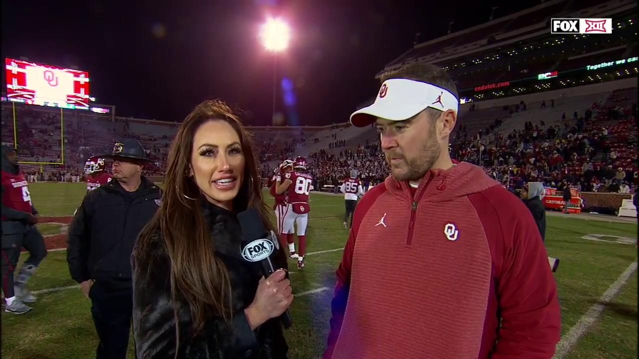 Lincoln Riley on Kyler Murray in win over Kansas